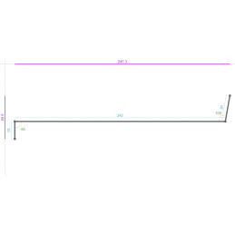ALUMINIUM Prélaqué Sablé...