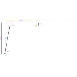 ALUMINIUM Prélaqué Sablé...