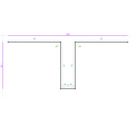 ACIER PostLaqué 2Faces 9010...
