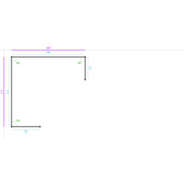 ALUMINIUM Prélaqué Sablé...