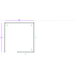 ALUMINIUM Prélaqué Ral 8019...