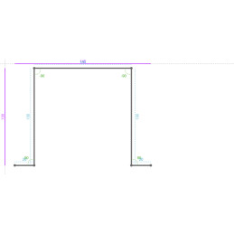 ALUMINIUM Prélaqué Sablé...