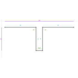 ACIER PostLaqué 2Faces 9003...