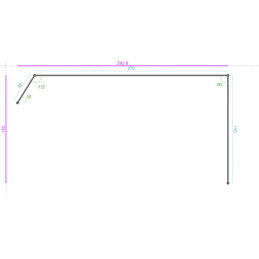 ACIER PostLaqué 1Face 7022...