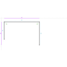ACIER PostLaqué 2Faces 9010...