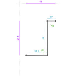 ALUMINIUM PostLaqué 1Face...