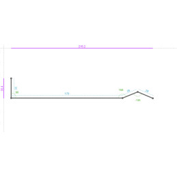 ALUMINIUM Prélaqué Ral 7047...