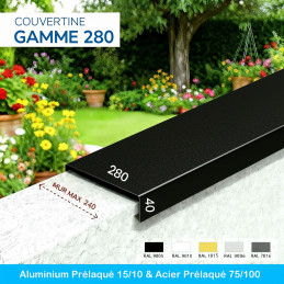 Couvertines d'acrotères...