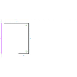 GALVA, 40/10, Dev. 185, Lg....