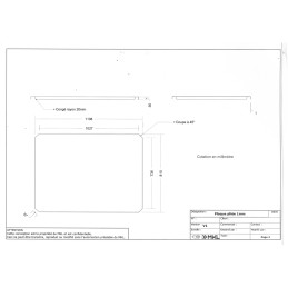 ACIER PostLaqué 2Faces 9010...