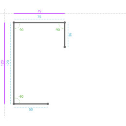 GALVA, 40/10, Dev. 260, Lg....
