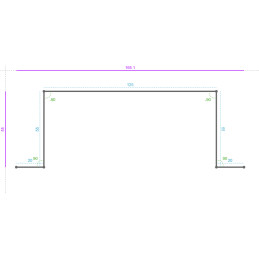 ALUMINIUM Prélaqué Ral 1013...