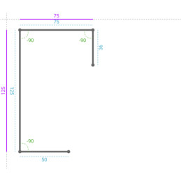 GALVA, 40/10, Dev. 265, Lg....