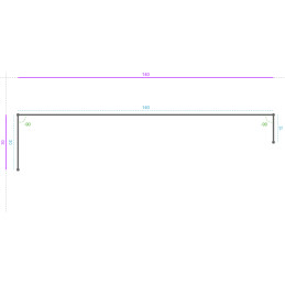 GALVA PostLaqué 1Face 9016...