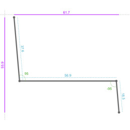ALUMINIUM Prélaqué Ral 7024...