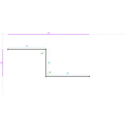 ACIER PostLaqué 2Faces 7016...