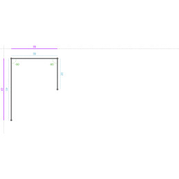ACIER PostLaqué 1Face 9004...