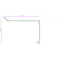 GALVA PostLaqué 1Face 9010...