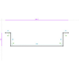 ALUMINIUM Prélaqué Ral 7016...