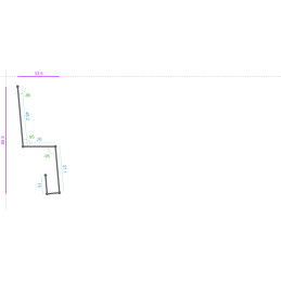 ACIER PostLaqué 2Faces 8028...