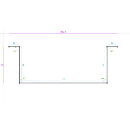 ALUMINIUM Prélaqué Ral 7016...