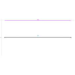 GALVA Perforé R5 T8, 15/10,...