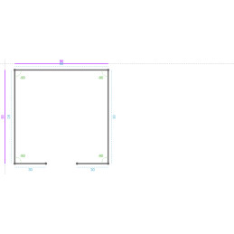 ALUMINIUM PostLaqué 2Faces...