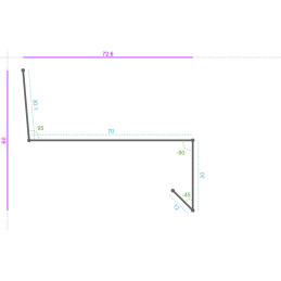 ALUMINIUM Prélaqué Ral 7035...