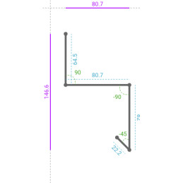 ACIER PostLaqué 1Face 5007...
