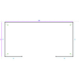 ACIER Brut, 40/10, Dev....