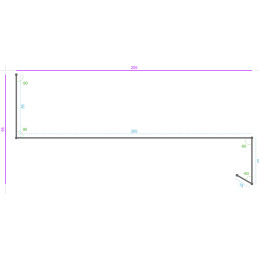 ALUMINIUM Prélaqué Sablé...