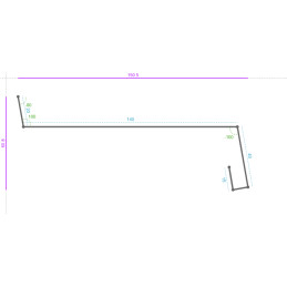 ALUMINIUM Prélaqué Ral 3004...