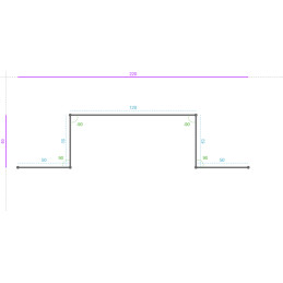 GALVA PostLaqué 1Face 7016...