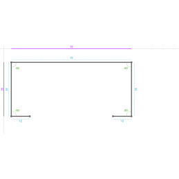 ALUMINIUM Prélaqué Sablé...