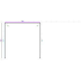 CORTEN (livré non-rouillé),...
