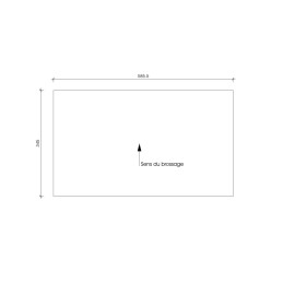 Inox Brossé G220 304L,...