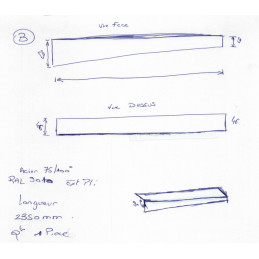 ACIER Prélaqué RAL 9010,...