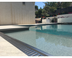 Bordure de piscine Inox Brossé 316L